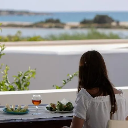 Salty 2br Sea View Naxos - Glyfada 아파트