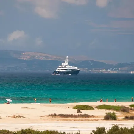 Salty 2br Sea View Naxos - Glyfada 아파트